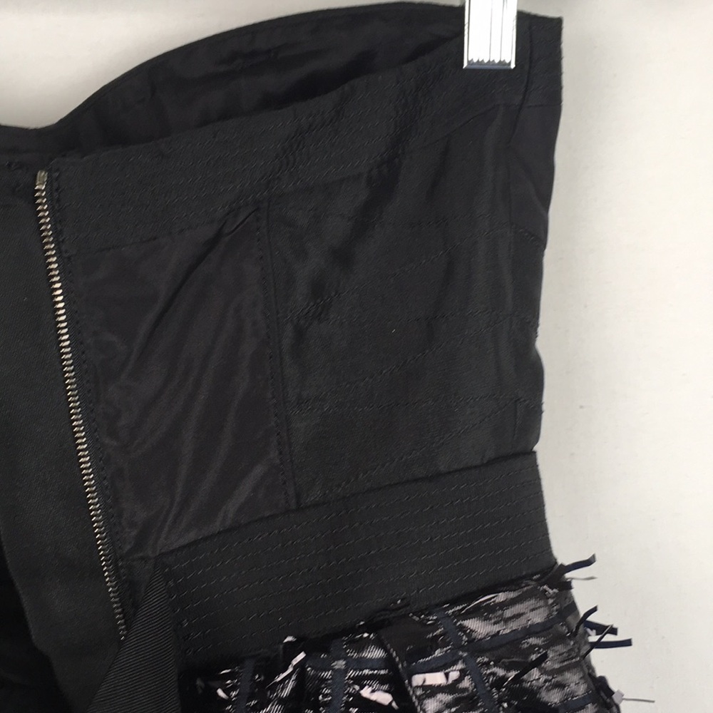 J.Crew Black Strapless Holiday Party Tinsel Dress - Picture 7 of 7